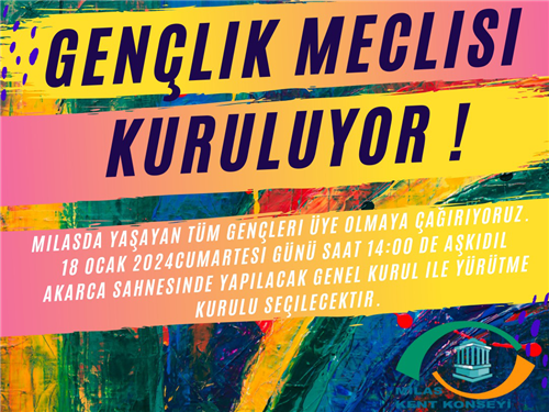 Gençlik Meclisi Kuruluyor